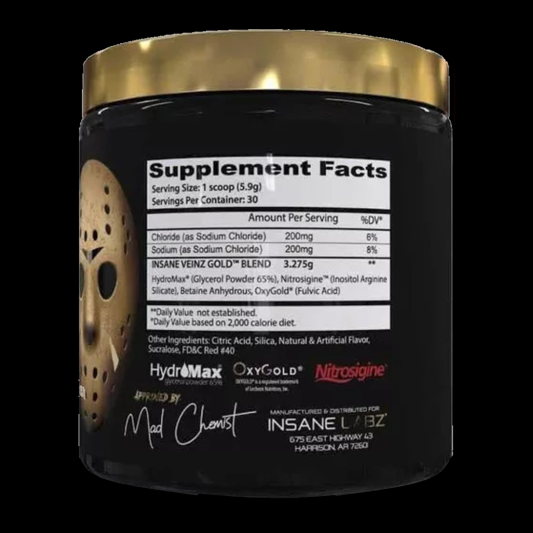 INSANE LABZ INSANE VEINZ GOLD 30 SERV