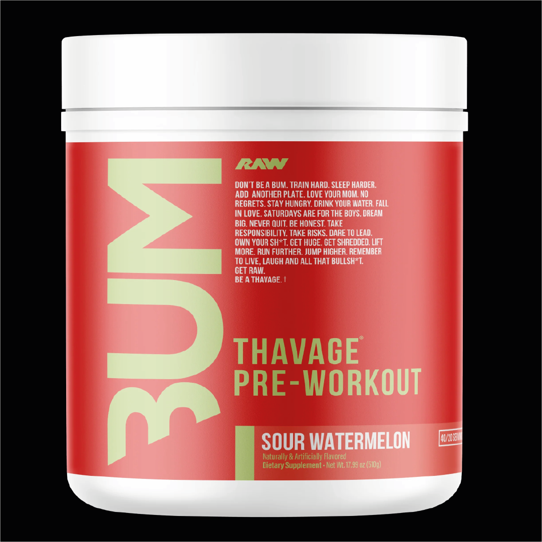 RAW THAVAGE PRE-WORKOUT 40/20 SERV