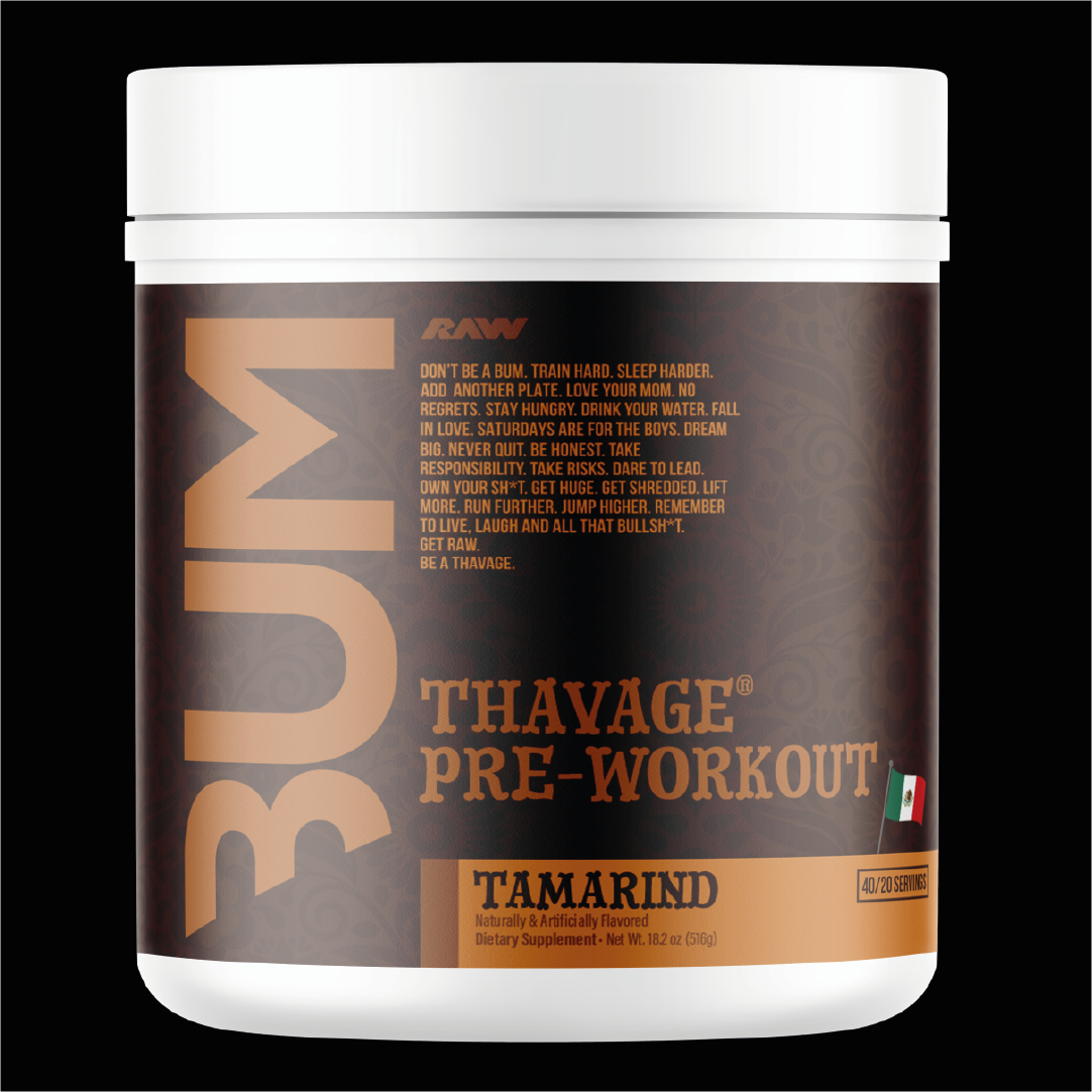 RAW THAVAGE PRE-WORKOUT 40/20 SERV