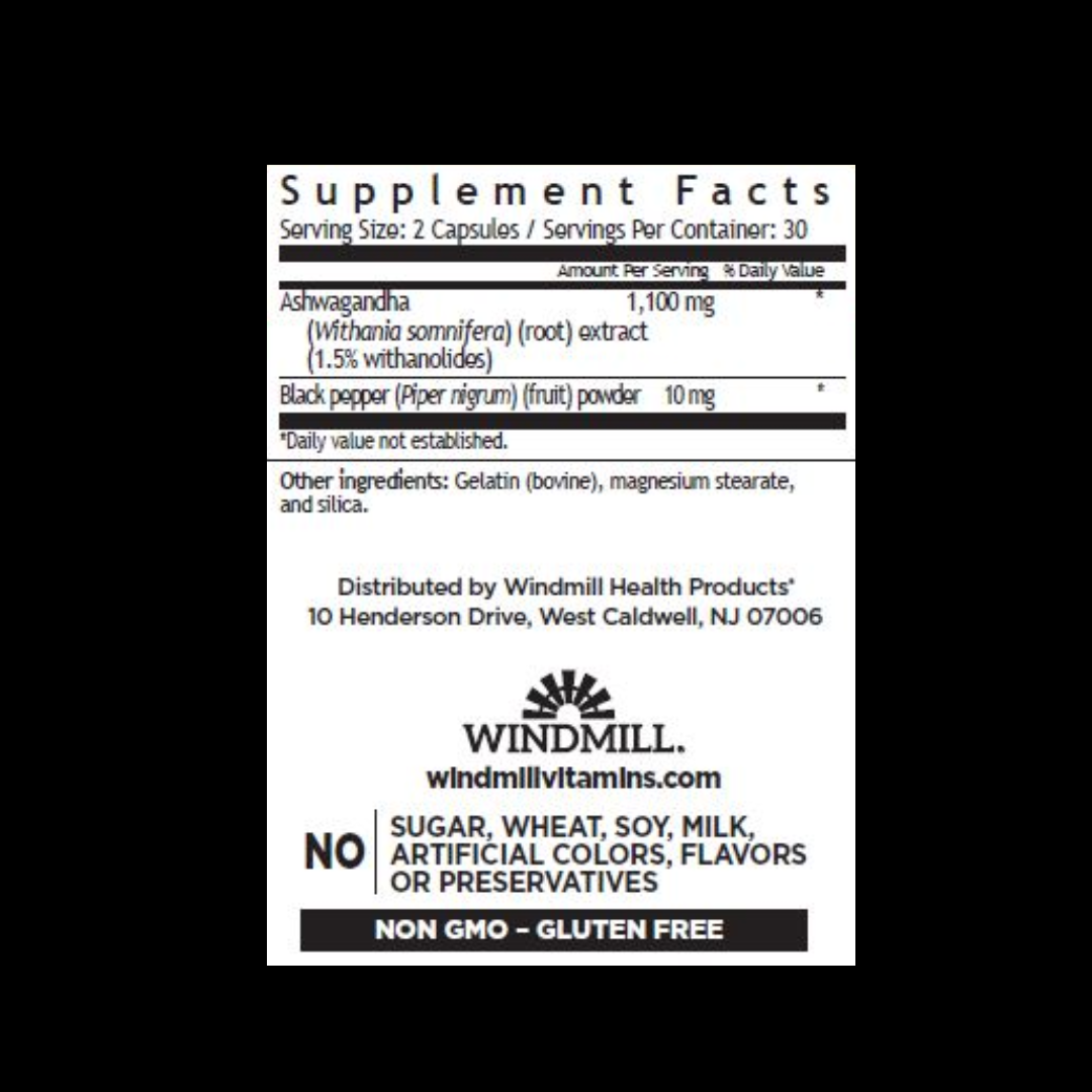 WINDMILL ASHWAGANDHA 60 CAP