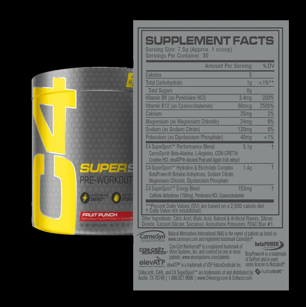 CELLUCOR C4 SUPER SPORT 30 SERV