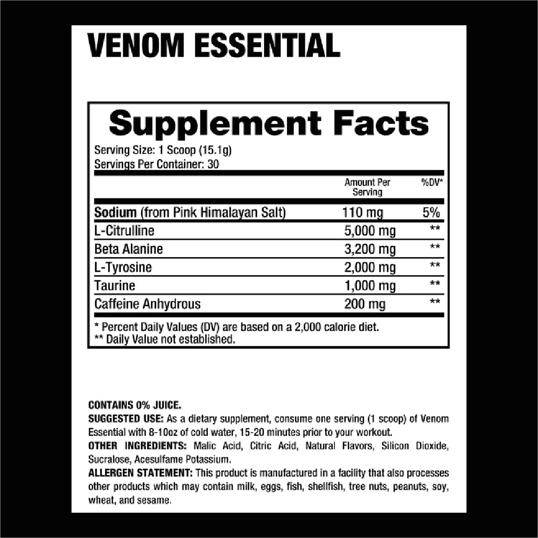 DRAGON VENOM ESSENTIAL 30 SERV