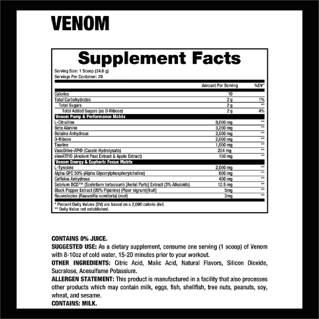 DRAGON VENOM FULLY-LOADED PWO 20 SERV