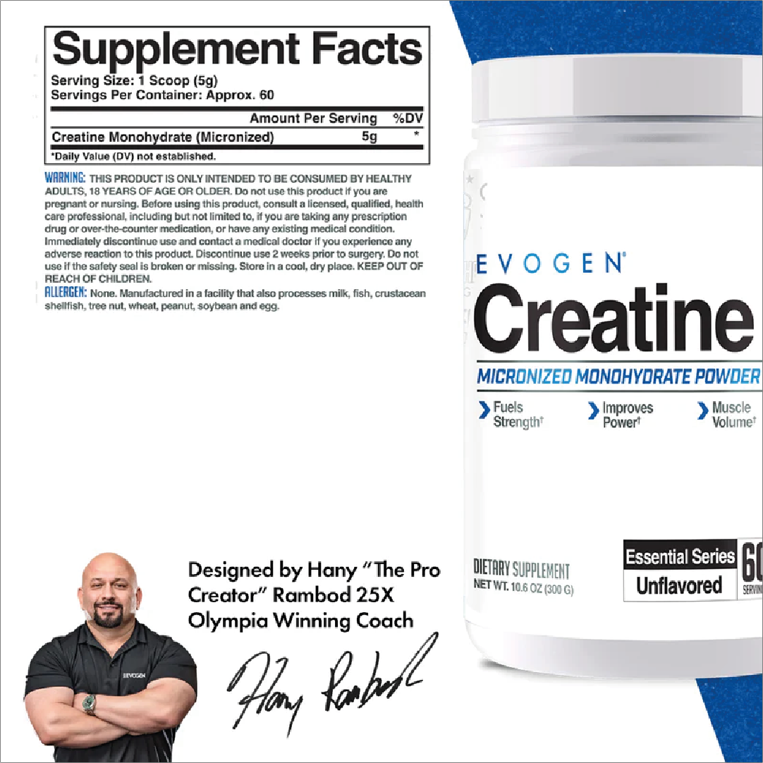 EVOGEN CREATINE 60 SERV