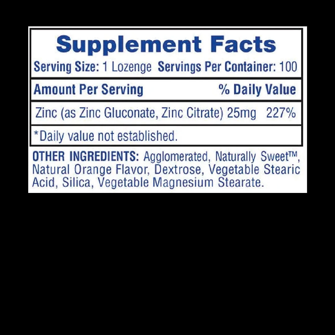HI-TECH ZINC LOZENGES 100 CAPS