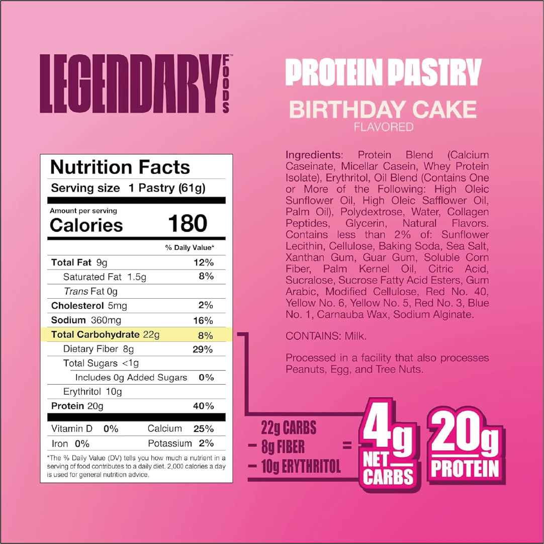 LEGENDARY TASTY PROTEIN PASTRY