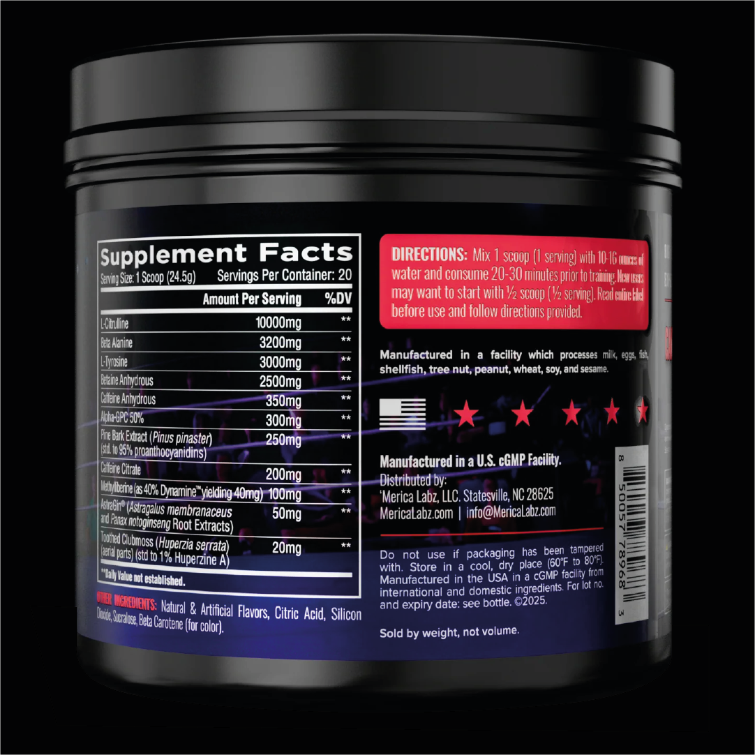 MERICA F-TYRANNY PRE-WORKOUT 20 SERV