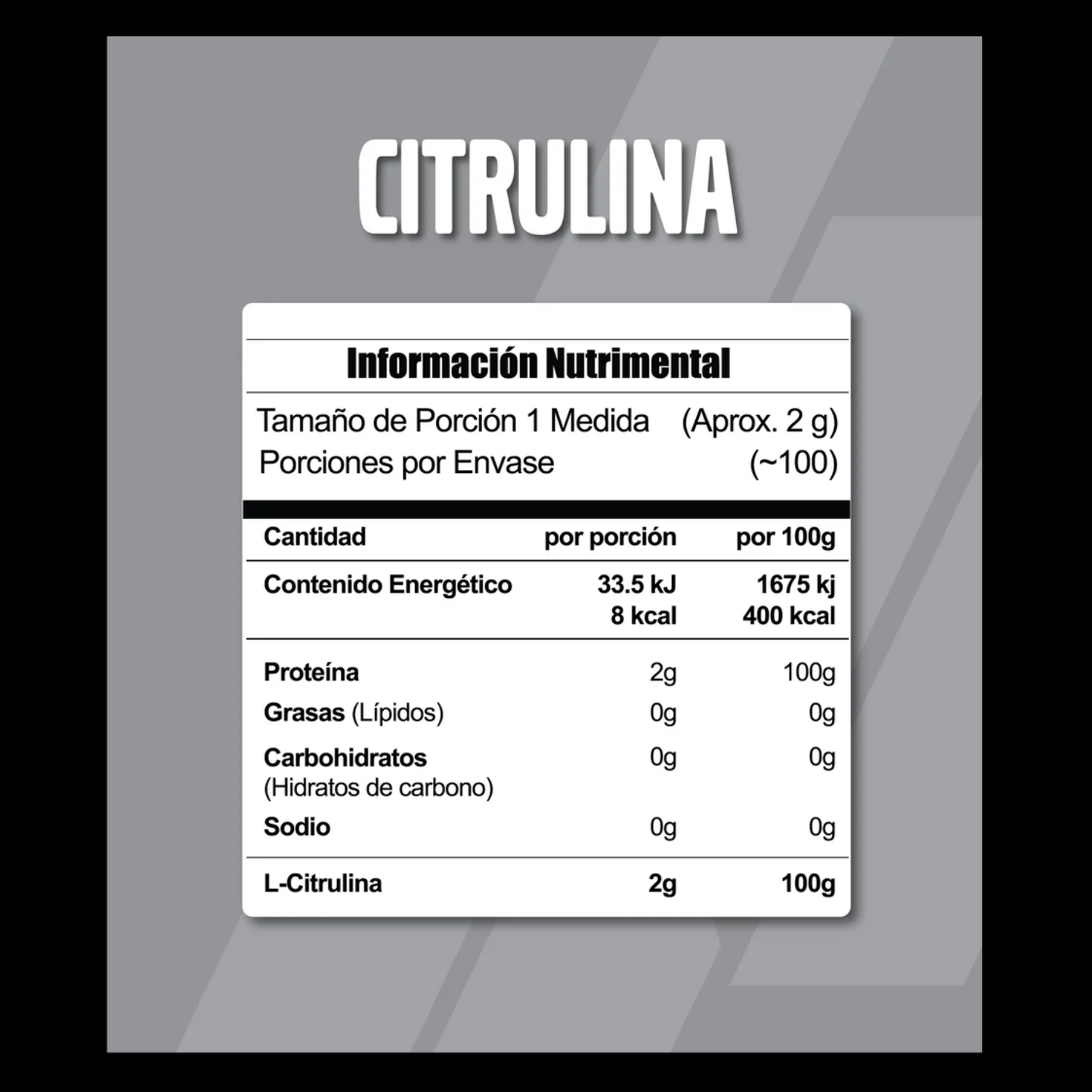 META CITRULINA 100 SERV