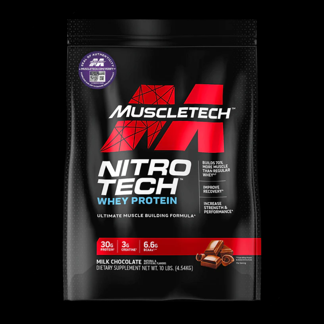 MUSCLETECH NITRO-TECH WHEY PROTEIN 10LB