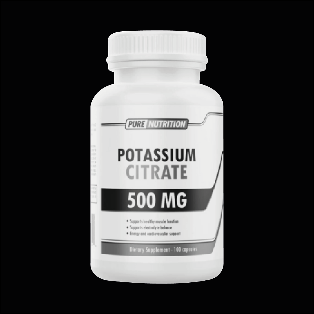 PURE NUTRITION POTASSIUM CITRATE 500MG 100 CAPS