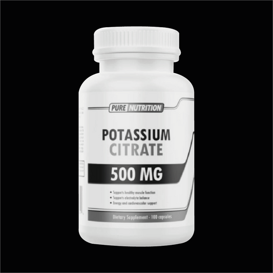 PURE NUTRITION POTASSIUM CITRATE 500MG 100 CAPS