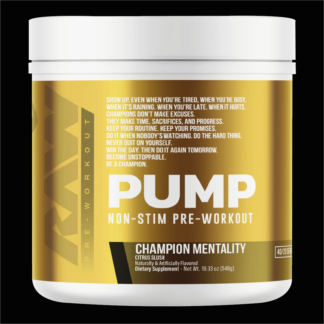RAW PUMP NON-STIM PRE-WORKOUT 40/20 SERV
