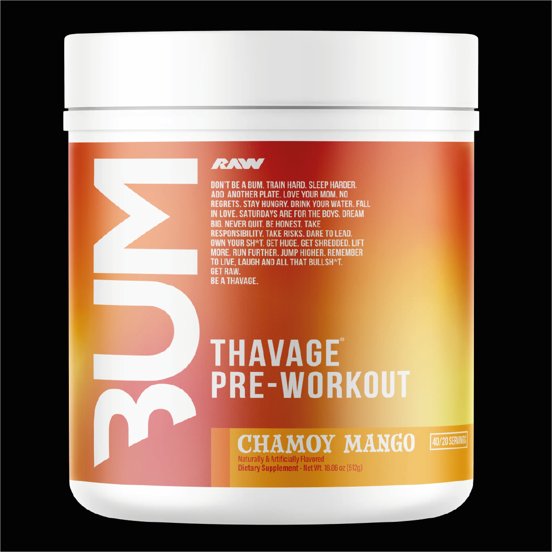 RAW THAVAGE PRE-WORKOUT 40/20 SERV