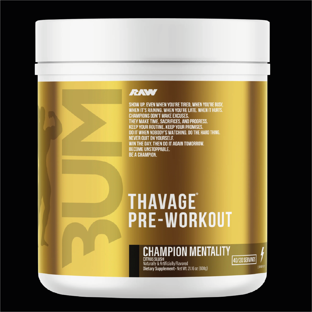 RAW THAVAGE PRE-WORKOUT 40/20 SERV
