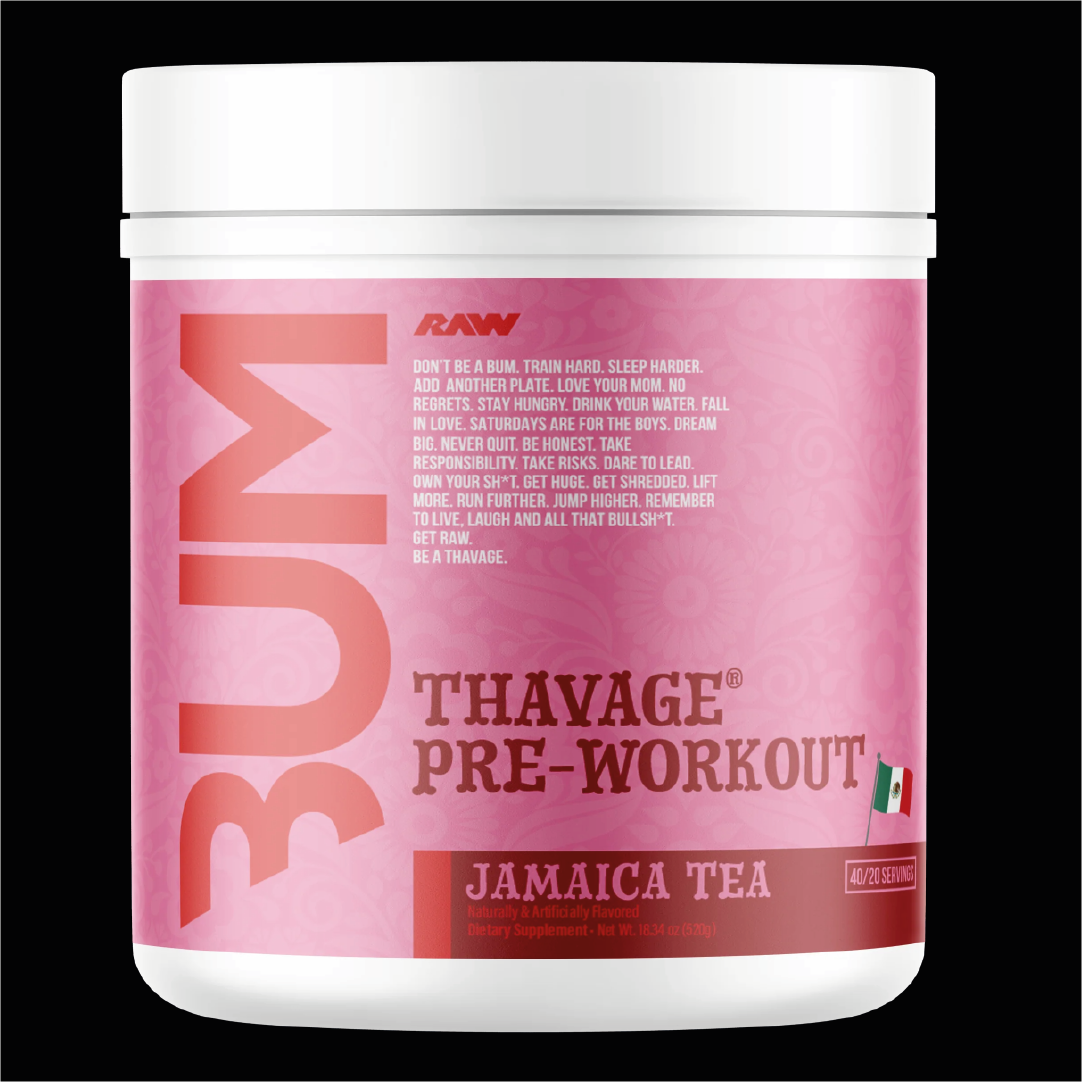 RAW THAVAGE PRE-WORKOUT 40/20 SERV