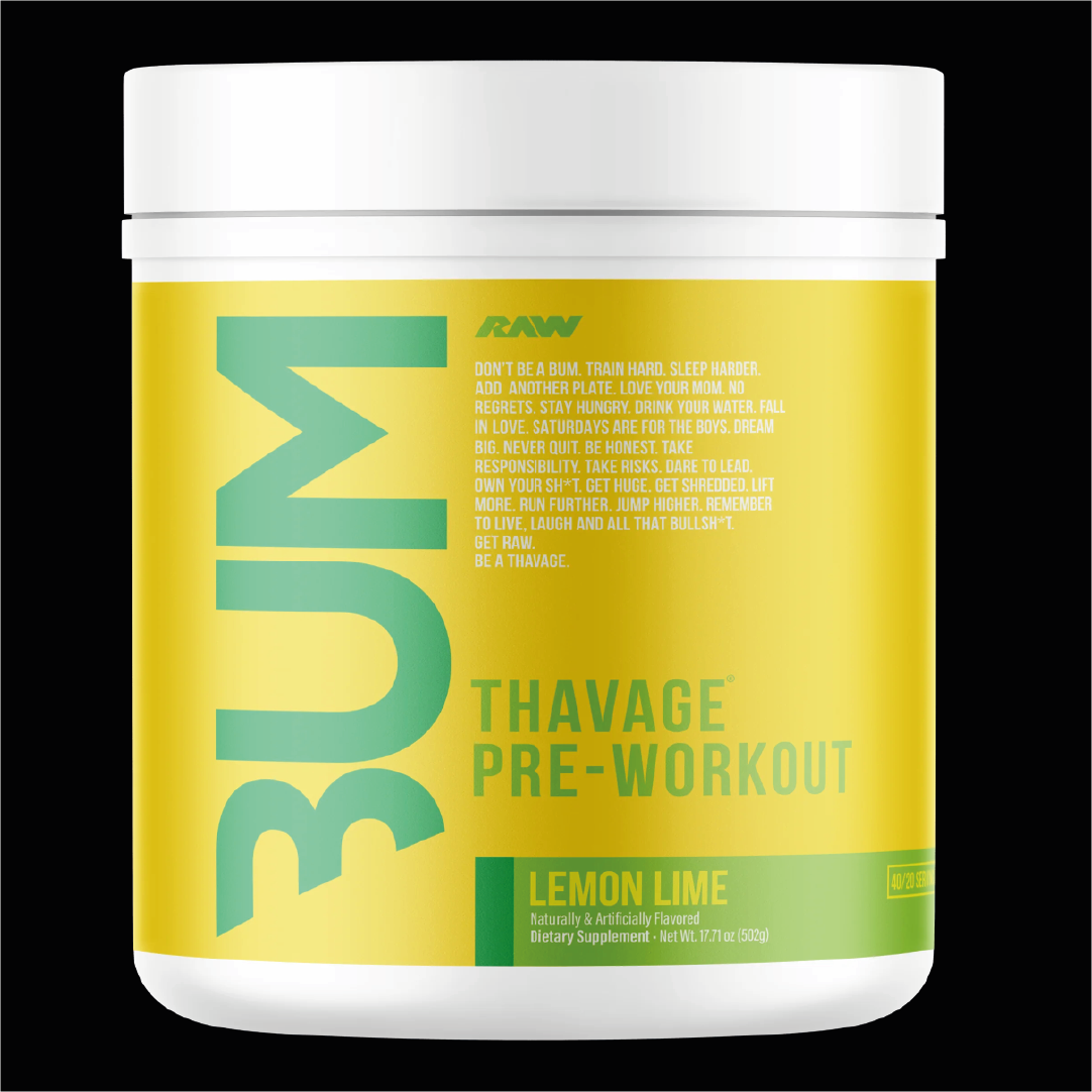 RAW THAVAGE PRE-WORKOUT 40/20 SERV