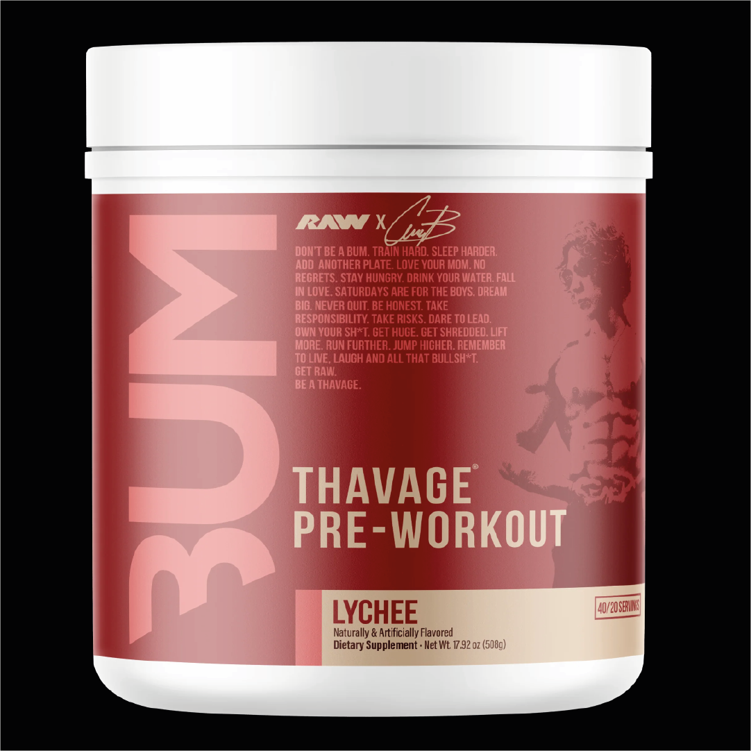 RAW THAVAGE PRE-WORKOUT 40/20 SERV