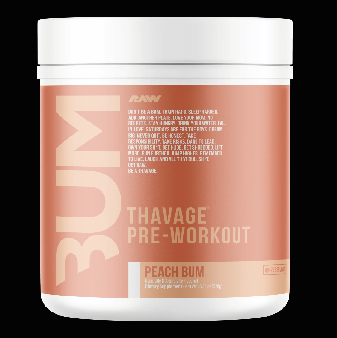 RAW THAVAGE PRE-WORKOUT 40/20 SERV