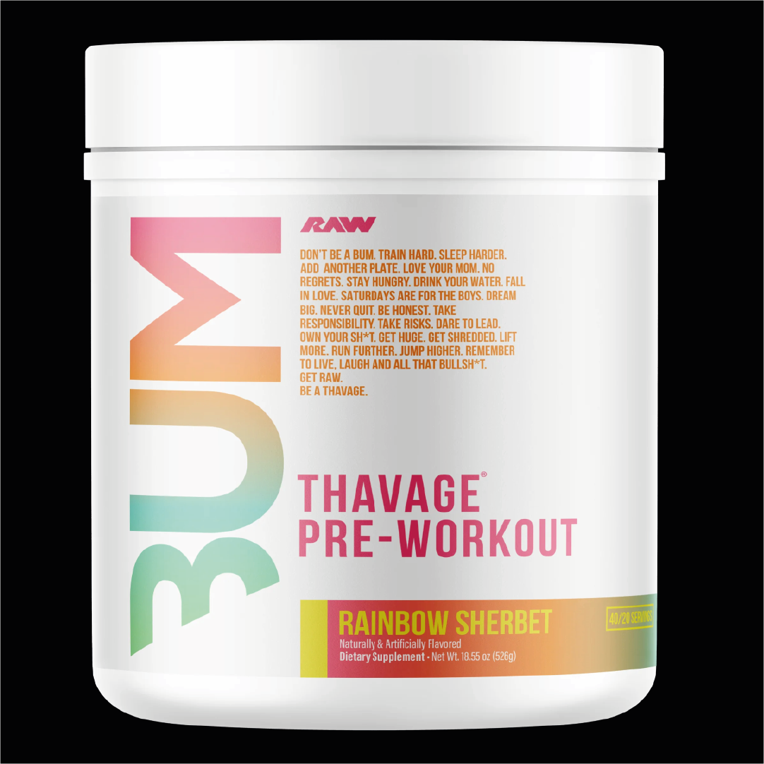 RAW THAVAGE PRE-WORKOUT 40/20 SERV