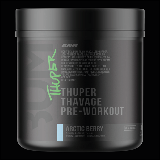 RAW THUPER THAVAGE PRE-WORKOUT 20 SERV