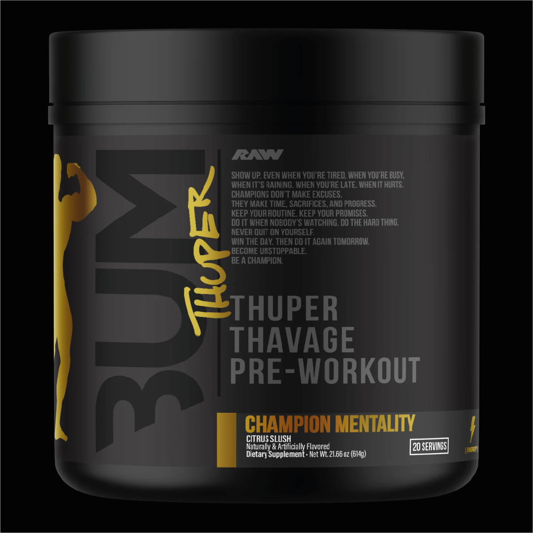 RAW THUPER THAVAGE PRE-WORKOUT 20 SERV