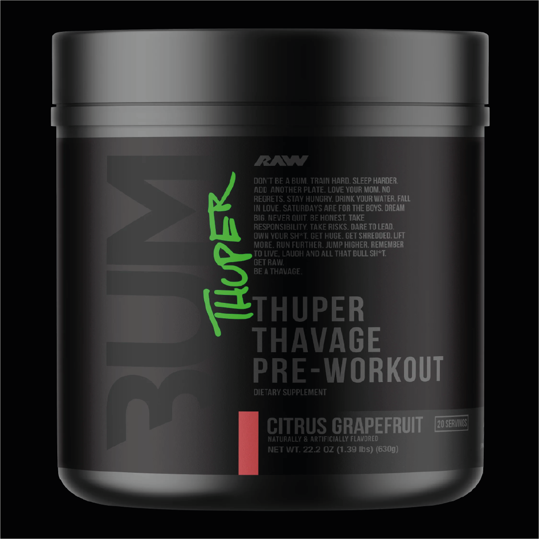 RAW THUPER THAVAGE PRE-WORKOUT 20 SERV