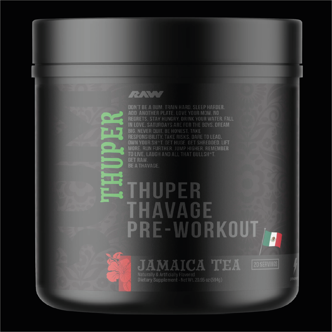 RAW THUPER THAVAGE PRE-WORKOUT 20 SERV