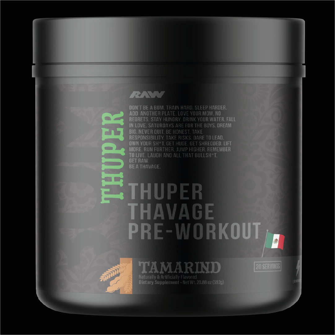 RAW THUPER THAVAGE PRE-WORKOUT 20 SERV