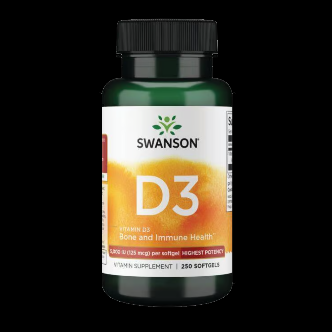 SWANSON D3 5000IU 250 SOFTGELS