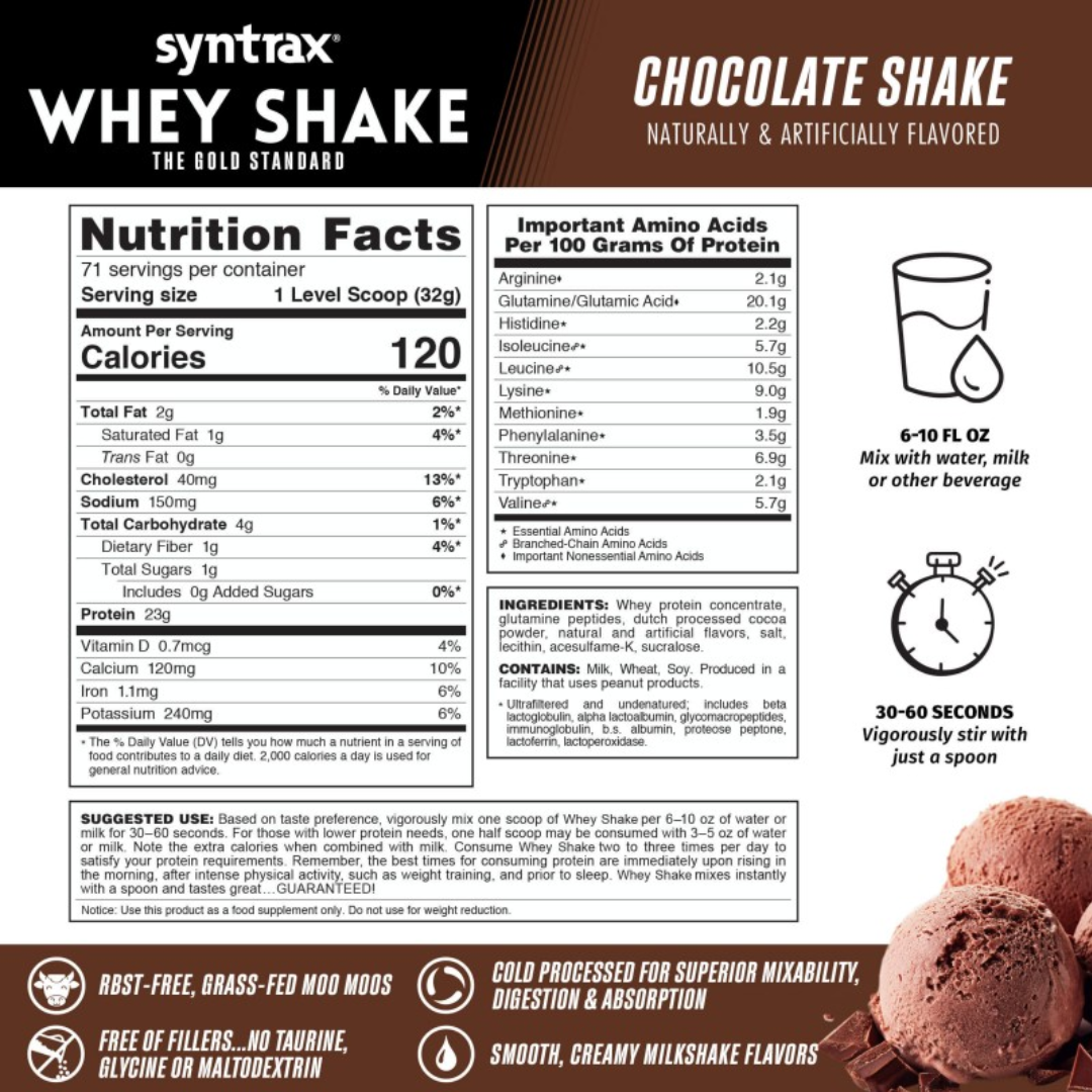 SYNTRAX WHEY SHAKE 5 LIBRAS